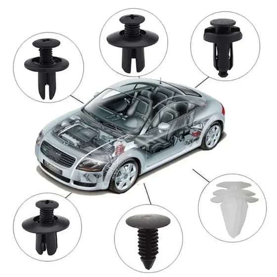 FIXADORES DE PARAFUSO PLASTICO AUTOMOTIVO ALTA QUALIDADE 100 PEÇAS