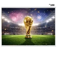 Tela de Projeção 100 POLEGADAS Dobrável para projetor, festas, ver filmes, jogos da copa do mundo, jogar vídeo game