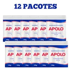 Kit de Algodão Apolo Quadrado Dupla Face 100 Unidades Puro Macio Absorventes gramas