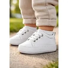 Tênis Bebe Mania Branco Direto da Fábrica 723-01