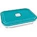 Pote de vidro retangular Vap 750ml Marinex