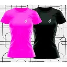 KIT 2 CAMISETA DRY FIT FEMININA ACADEMIA  (BABY LOOK)