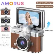 Mini Chaveiro Câmera 1.47 Polegada Tela Flip Digitalhd Bolso Filmadora CCD Para Crianças Adultos Presente Aniversários A