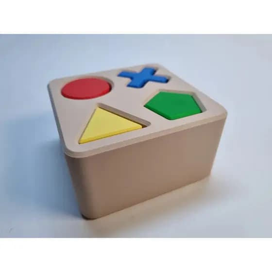 Jogo Montessori de Encaixe Formas Geométricas - Brinquedo Educativo Infantil 3D - Intuitivo