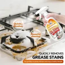 Limpador De Graxa De Cozinha 240ml , Perfume Frutado , Desengordurante Resistente , Solução De Limpeza De Manchas Para U