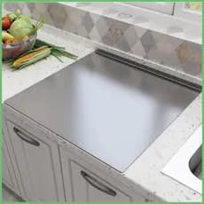 Tábua De Corte De Aço Inoxidável Antiaderente Grande Tábuas Grandes Antiderrapantes Para Cozinha Charcutaria kouzxbr