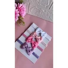 Faixinhas de bebê, Kit com 4 laços perfeitos
