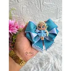 Laço frozen infantil | laço de cabelo | laço temático | Laço de alta qualidade