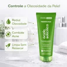 Sabonete Facial Ácido Salicílico Dermachem Controle Oleosidade e Acne 100ml