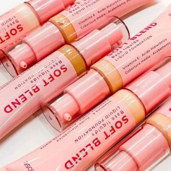 Base Liquida Ruby Rose Linha Rosa Soft Blend Lançamento