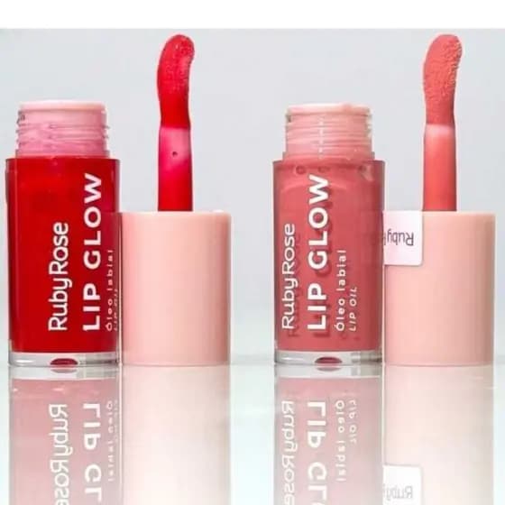Gloss Labial Ruby Rose Linha Rosa Lip Glow Vintagem Rose - Ruby Rose
