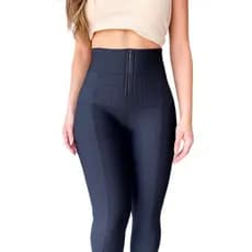 Legging Lipo Preta Calça Modeladora Modela Barriga