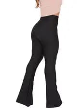 Calça Flare Bandagem Boca de Sino Cintura Alta