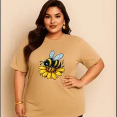 Camiseta Plus Size Feminina Estampada Do P Ao G5 3 Coração Love Academia Treino 100% Algodão Premium Verão