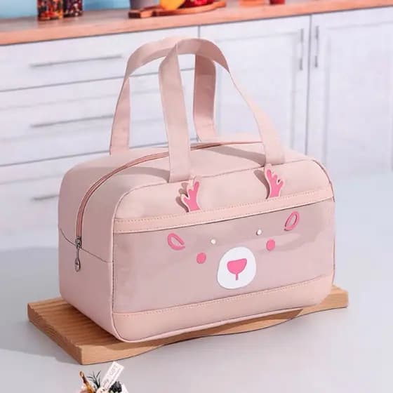 Bolsa Térmica Feminina Masculina Porta Marmita Lanche Bebida Marmita Viagem Necessaire Lancheira Térmica Infantil