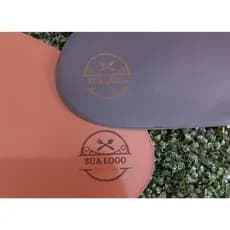 6 Sousplat + Porta Copos Personalizados - Sua logo ou iniciais