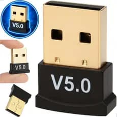 Adaptador Bluetooth 5.0 Usb P2 Pc Dongle Receptor Notebook Computador Sem Bluetooth Conexão BT