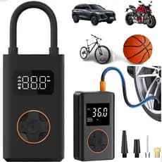 Compressor Calibrador Pneu Digital Portátil Carro Moto Bike Calibrar Encher Pneu Bike Carros Motos