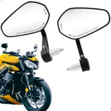 Retrovisor Triumph 765 Ponta Guidão 675 Sport 660 Espelho Esportivo Espelho Esportivo Amplo Visão