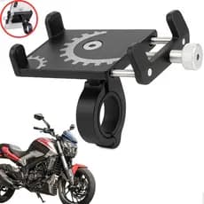 Suporte Celular Moto Alumínio Universal Dominar 250 Bajaj Dominar 400 Ultra Resistente Sem Vibração