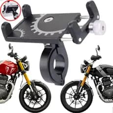Suporte Celular Alumínio Triumph Speed 400 Scrambler 400x Universal Ultra Resistente Sem Vibração