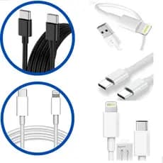Cabo Carregador Compatível Iphone Android Usb C Lightning Rápido Ultra Resistente 1 ou 2 Metros