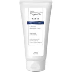 Creme Massagem Facial Com Ácido Hialurônico D’aguaVita 200G
