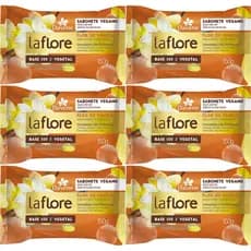 6UN Sabonete Vegetal La Flore Flor de Vanila 150g Davene