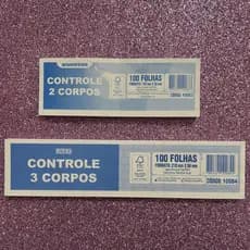 Controle de 2 ou 3 corpos papel 50mm 100 folhas Animativa