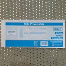 Talão de Nota Promissória 214mm x 93mm 50fls Tilibra