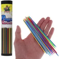 Pega Varetas Colorido de plástico 17cm 21 varetas Omotcha ou Mini Toys