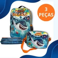Mochila Escolar Infantil Menino Rodinha, KIt Mochila, Estojo, Lancheira Infantil, Mochila Escolar