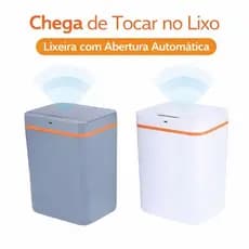 Lixeira Inteligente 12L, Cesto de Lixo Automático Lixeira Abertura Automática, Lixeira Banheiro Pia