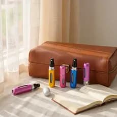 Mini Porta Perfume Recarregável Spray 5ml – Frasco de Bolsa para Viagem