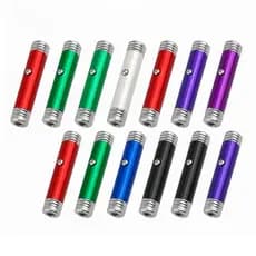 Mini Lanterna 3 em 1 | LED + Laser + Detector de Nota Falsa | Portátil