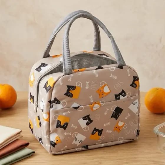 Bolsa Térmica Portátil Marmita Viagem Necessaire Lancheira Térmica Infantil