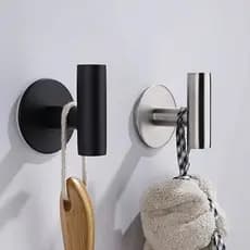 Gancho Autoadesivo Moderno/De Parede Roupa De Banheiro Toalha/304 Aço Inoxidável