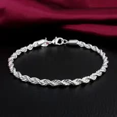 925 Bracelete De Prata Esterlina Corrente De design De Moda Produto Linda Jóias Alta Qualidade Para Casamento De Senhora