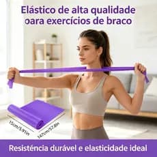 2  Kit Faixa Elástica Fisioterapia Academia Thera Band Para Exercícios Multifuncionais