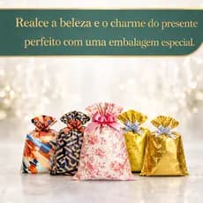 Saco para Presente Decorado Feminino/Masculino 60x90 C/5/10/25 e 50 und.