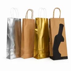 Sacola Premium para garrafa de vinho C/10 unidades