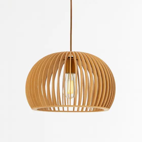 Lustre Teto Novo Mdf Facil Montagem/Luminaria