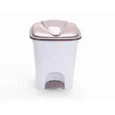 1 Lixeira Com Pedal Plástica Reforçada 15Litros