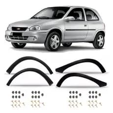 Kit Moldura Paralama Corsa Wind Hatch 1994 1995 A 1999 4pcs