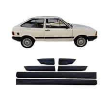 Jogo Friso Lateral Gol Voyage Parati Gl 87/95 Abaulado