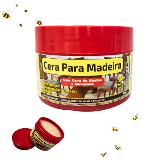 Cera Para Madeira Protege E Revitaliza Éd+ 250g Premium