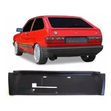 Suporte Moldura Placa Traseira Gol Cl Gl 87 89 92 94 Preto