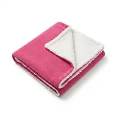 Manta Dupla Face para Bebê 90x70cm Maternidade Soft e Sherpa Confortável e Aconchegante