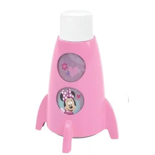 Garrafa Squeeze De Plástico Minnie Foguete De 320ml