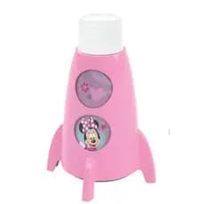 Garrafa Squeeze De Plástico Minnie Foguete De 320ml